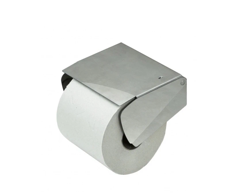 Держатель туалетной бумаги с крышкой BD SOLID 620027 Нержавеющая сталь