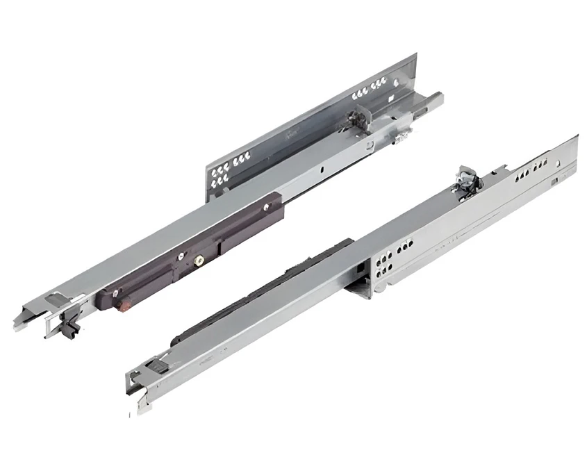 Напрямні Blum MOVENTO 766H6500S L-650мм повного висування з доводчиком 40кг Цинк - 2