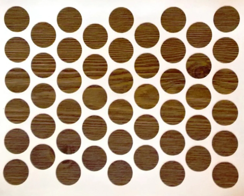 Заглушка конфірмата DC самоклеюча Дуб античний 0284  50 шт