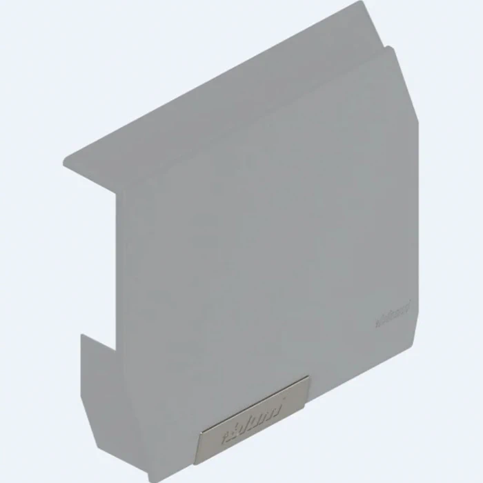 Заглушка Blum Aventos HK-S 20K8A21.21ABD L+ZT40HGIG із встановленою малою заглушкою ліва Сірий
