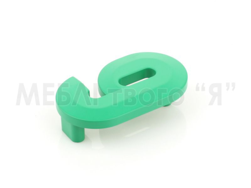 Мебельная ручка Poliplast РП-9 Зеленый глянец