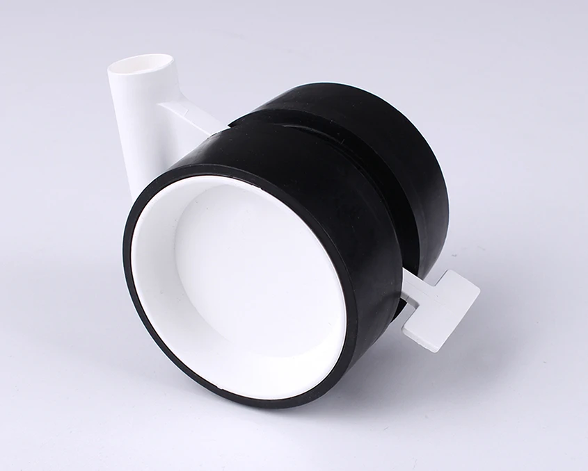 Ролик меблевий OgTM FORMULA 80 NYLON 4,2 D-80мм Білий/Чорний