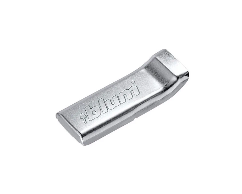 Накладка Blum на плечо петли Clip top с изгибом левая 70.1663.BPABD PR LI NI Никель