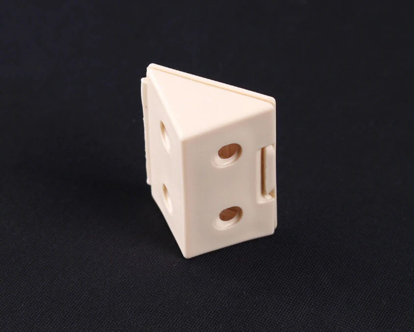 Крепежный уголок Mesan пластиковый большой 102-07-02-303 Серый Крепежный уголок Mesan пластиковый бо - 2