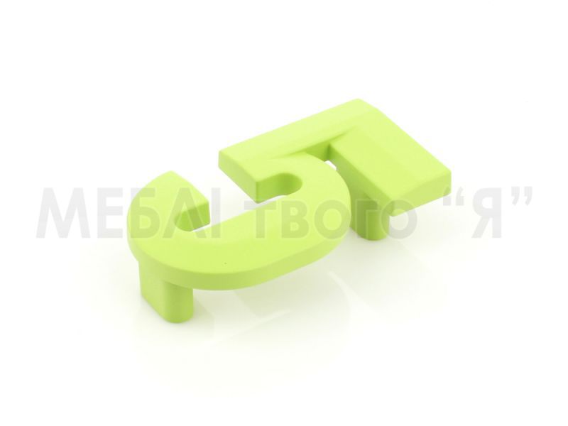 Мебельная ручка Poliplast РП-5 Зеленый матовый