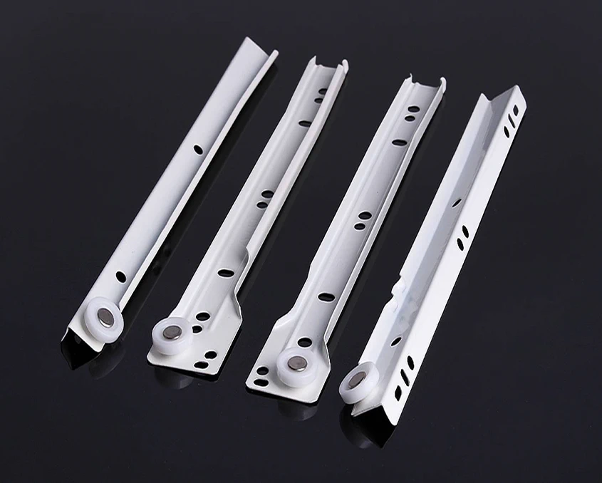 Напрямні GTV роликові  PR-0B-400-10 L-400 мм товщина 0,9 мм Білий