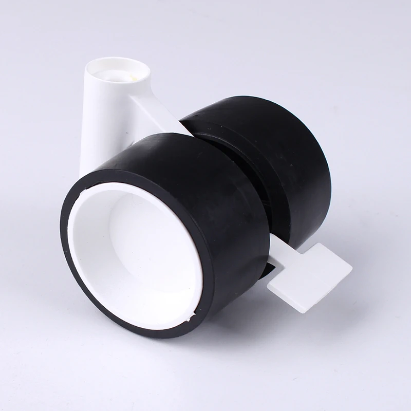 Ролик мебельный OgTM FORMULA 80 NYLON 4.2 D-80мм Белый/Черный