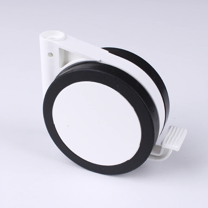 Ролик мебельный OgTM ROLL 12 NYLON 10.1 D-120мм Белый/Черный