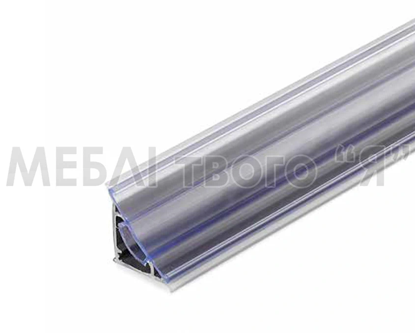 Плінтус кухонний Scilm для стільниці 4000 мм Прозорий під вставку