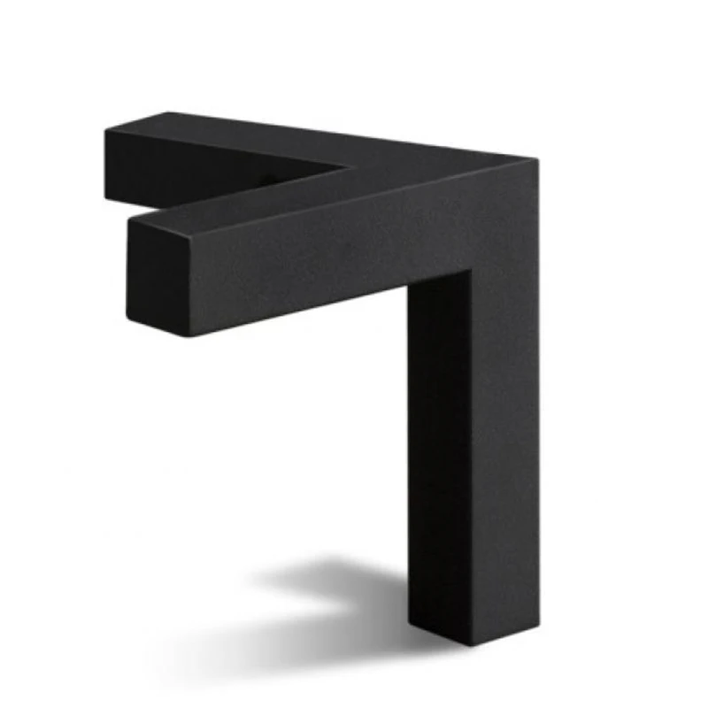 Ніжка меблева пластикова Poliplast НП-9 Н-120мм Чорна