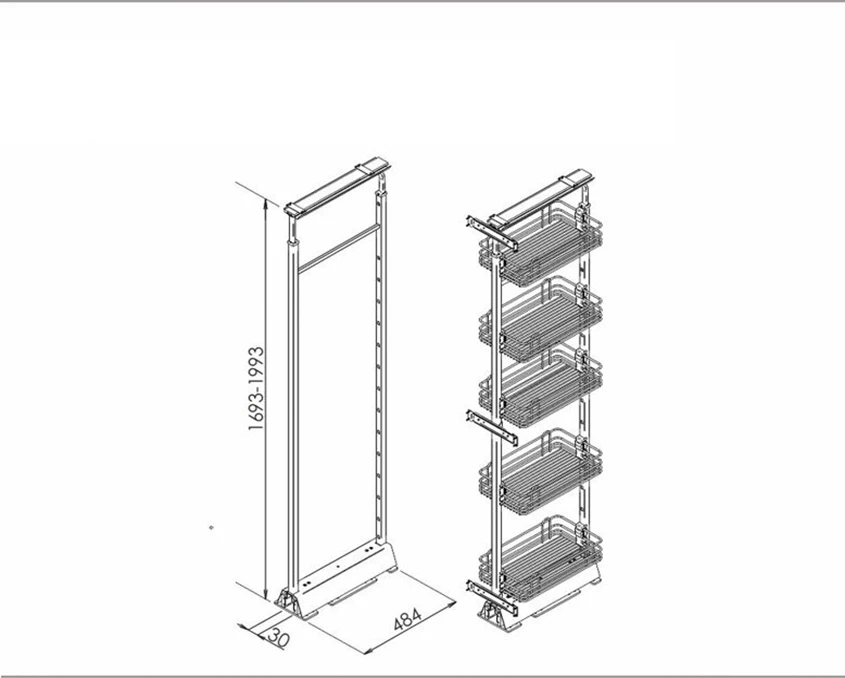 Колонна рамка Vibo VCE1904 1693-1993 мм - 2
