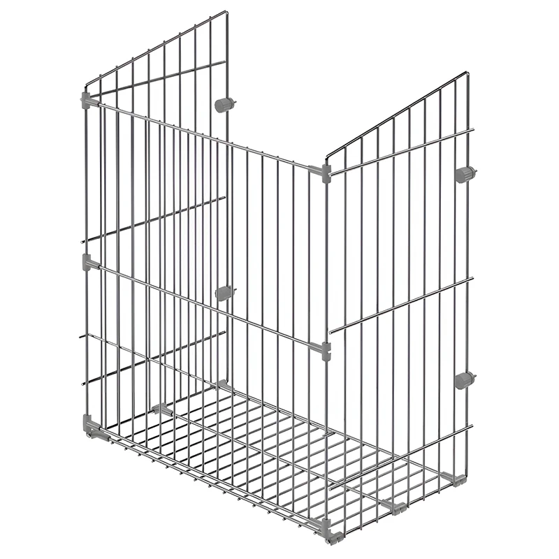 Корзина для білизни збірна Starax 300 мм Хром