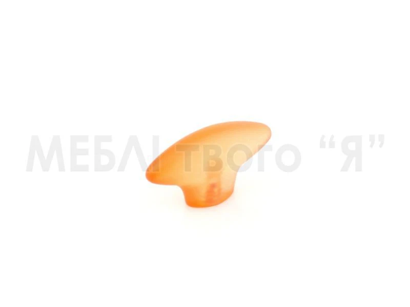 Меблева ручка Poliplast РП-20 Помаранчевий прозорий