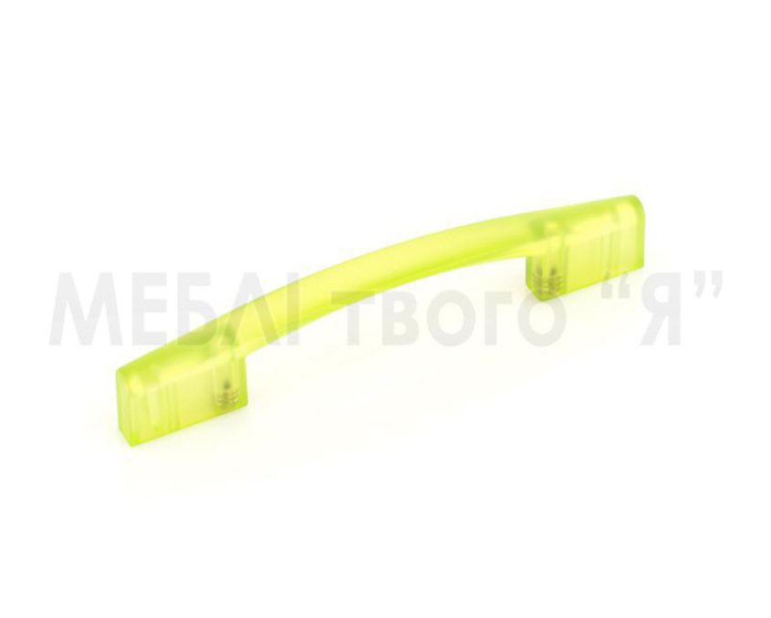 Мебельная ручка Poliplast РП-19/160 Зеленый прозрачный