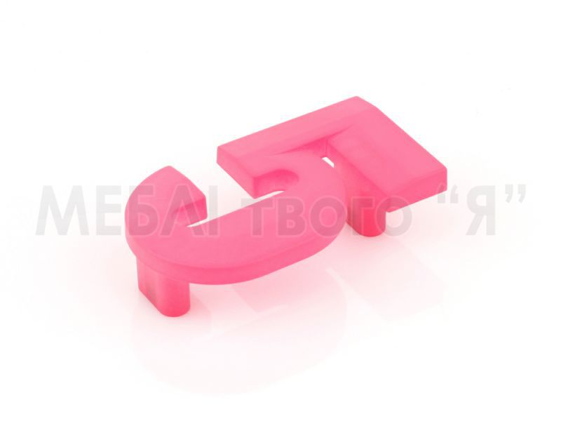 Мебельная ручка Poliplast РП-5 Розовый матовый