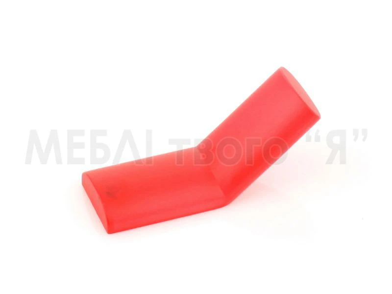 Меблева ручка Poliplast РП-21 Червоний прозорий