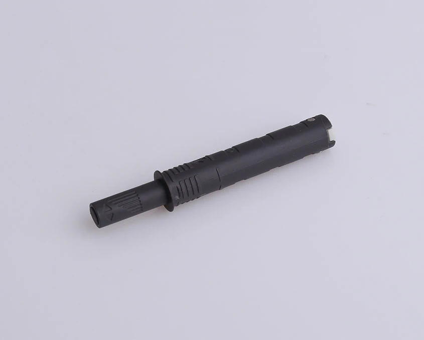 Виштовхувач для фасаду врізний з демпфером Italiana Ferramenta K PUSH TECH 20мм Антрацит