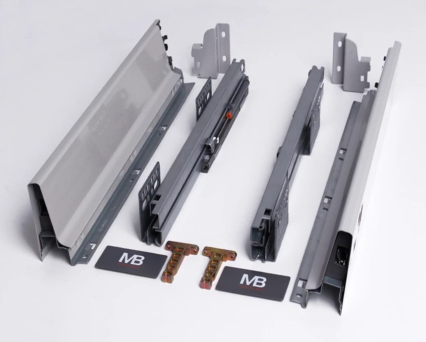 Направляющие GTV MODERN BOX PB-D-KPL400A L-400мм низкий Н-84мм Серый