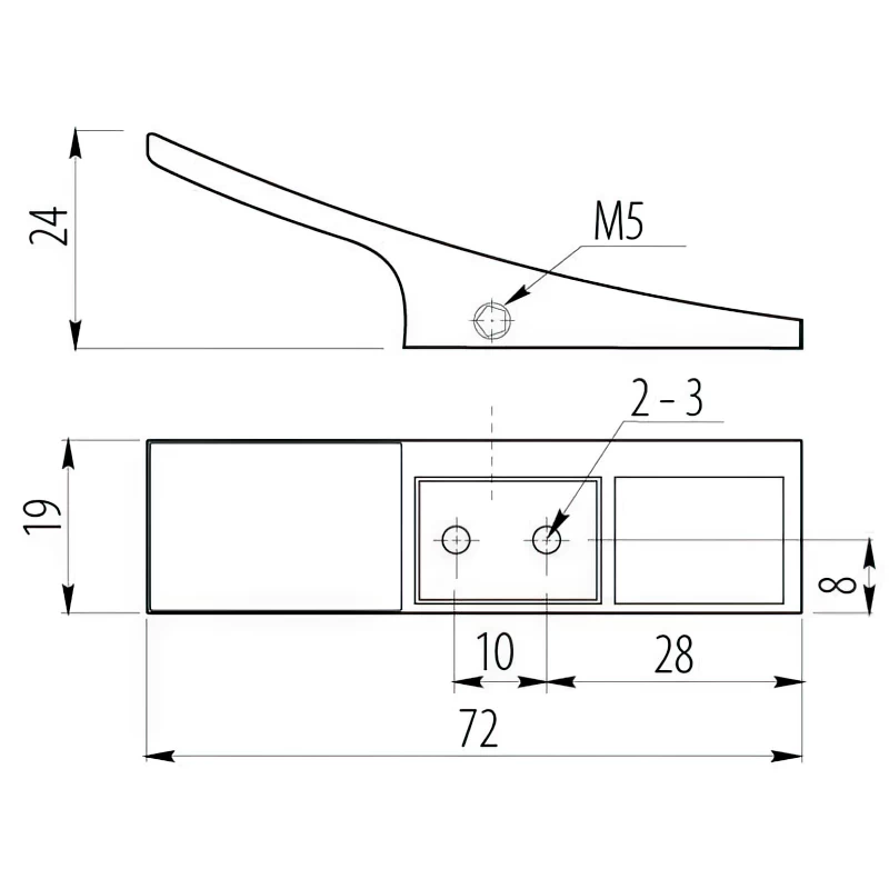 Гачок GTV 804 Хром - 2