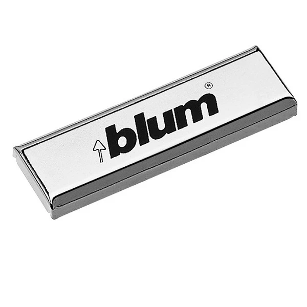 Накладка на плече завіси з логотипом Blum 70.1563.BLABD L1000 NI ліва