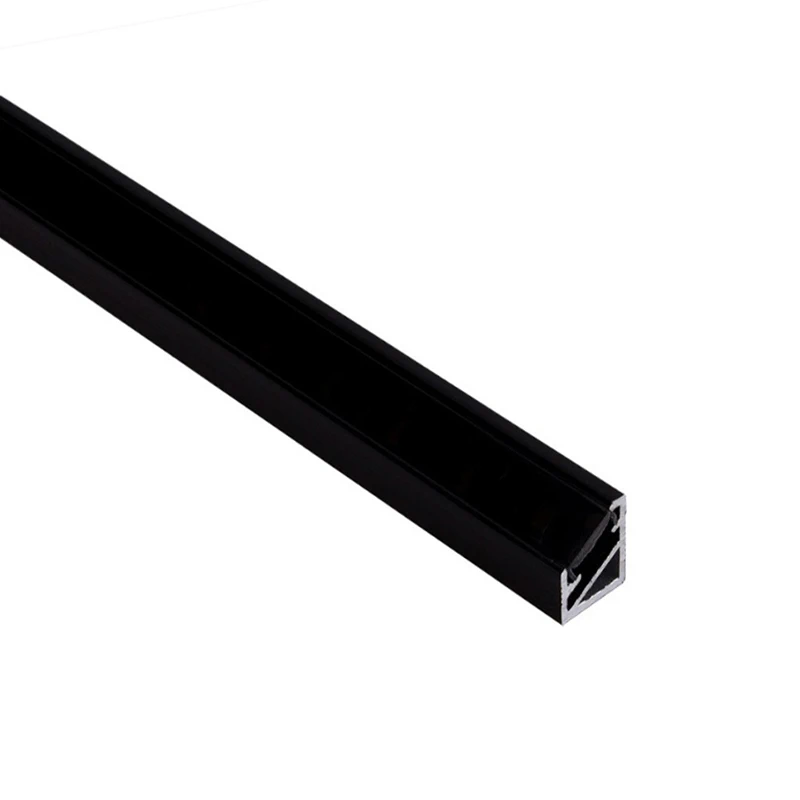 Профіль для LED стрічки кутовий Design Light TRI-LINE MINI 2000мм Чорний/Чорний