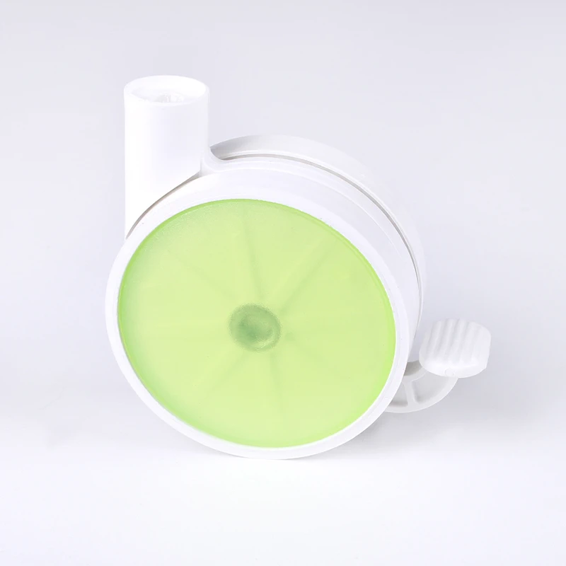 Ролик меблевий OgTM DISKY 2 NYLON 8,2 D-80мм Зелений/Білий