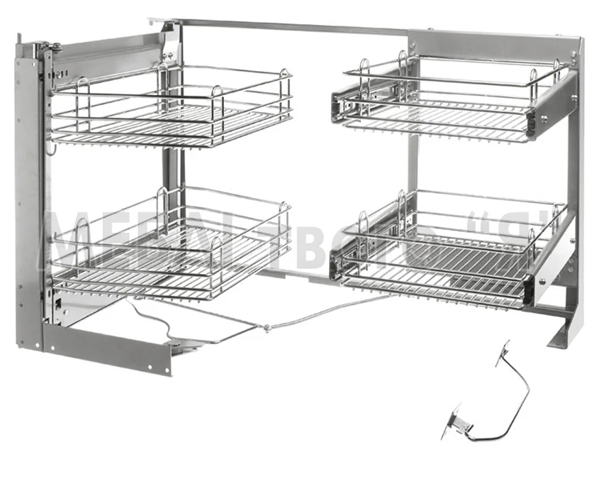 Выдвижной угловой механизм Vibo Smart Corner SMACE45SXFMC левого крепления 900мм