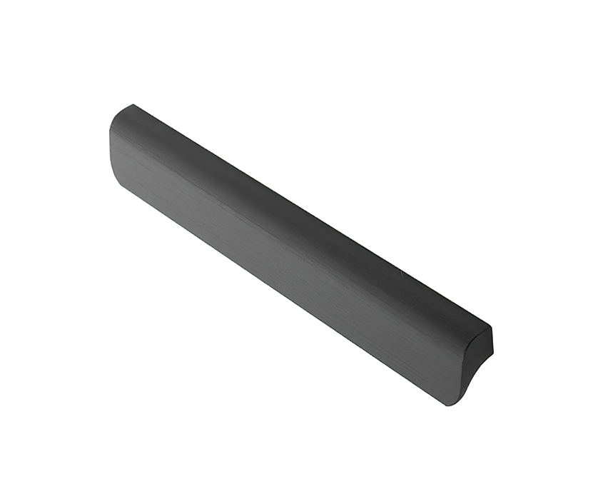 Мебельная ручка металлическая Beslag Design FALL 370195-11 Черная матовая