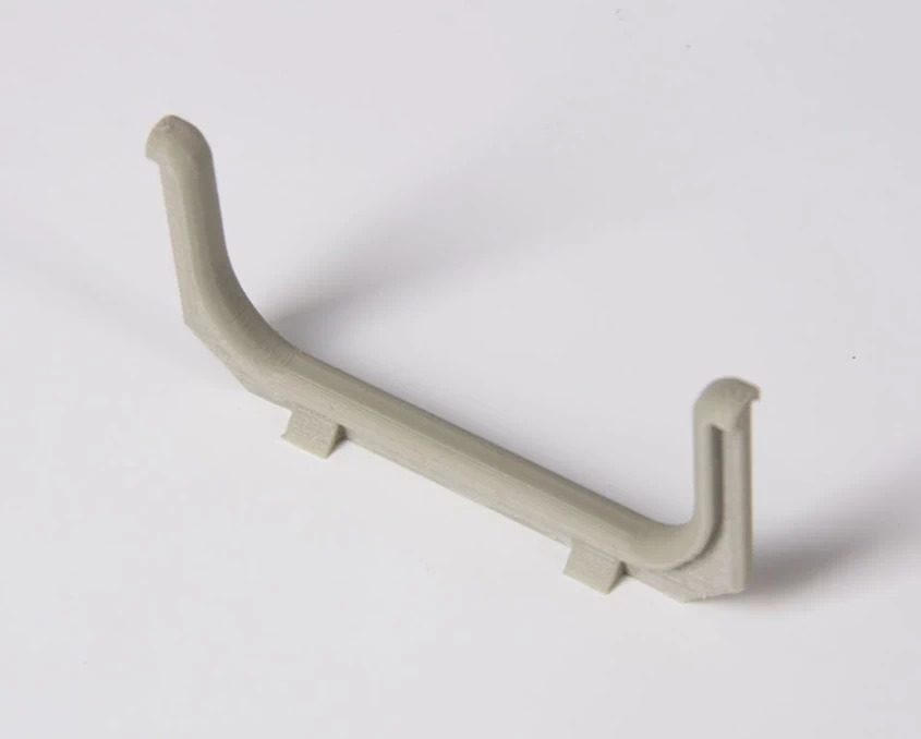 Уголок внешний 90° для С-образного профиля для фасадов без ручек (ФБР) Инокс (Коньяк)