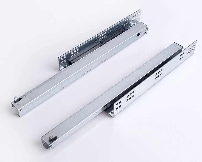 Напрямні Samet SmartSlide прихованого монтажу Soft-Close 127242340 (127240234) L-400мм Сірий