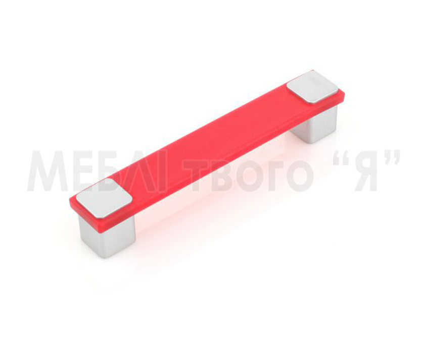 Мебельная ручка Poliplast РП-15/128 мягкая Красный