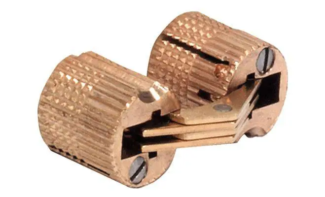 Петля Hafele Zysa скрытая 10мм 341.22.506 Латунь матовая