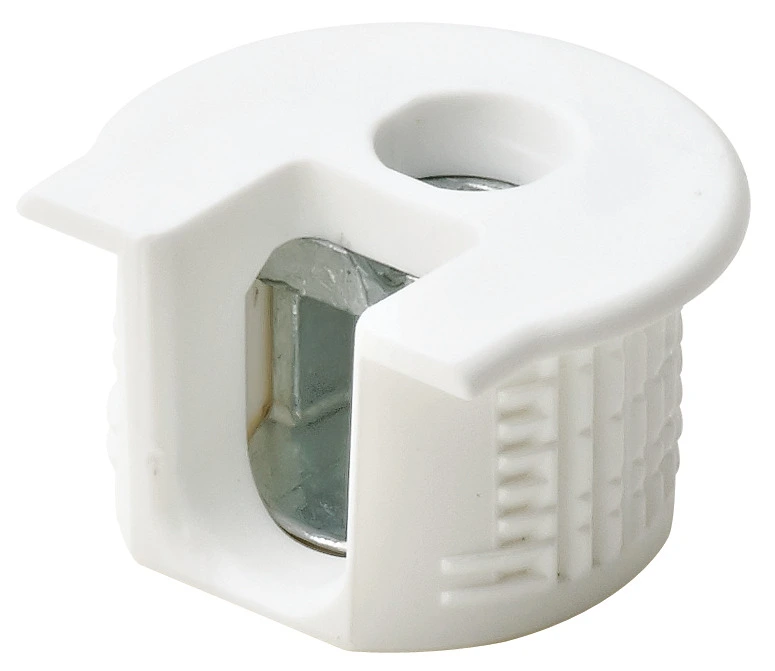 Стяжка  RAFIX Hafele  одинарна пластикова Біла під ДСП 18 мм