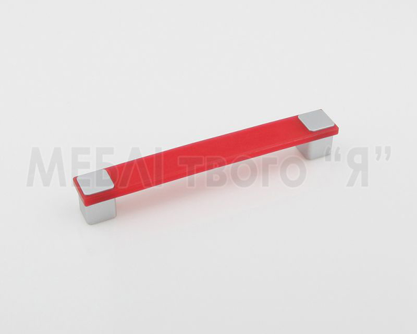 Мебельная ручка Poliplast РП-15/160 мягкая Красный