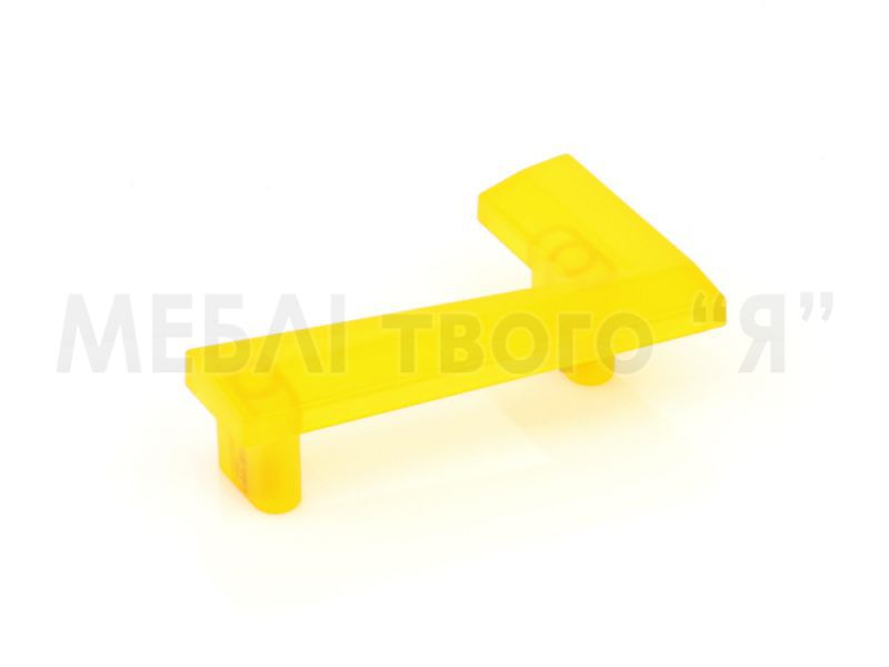 Мебельная ручка Poliplast РП-7 Желтый прозрачный
