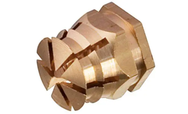 Муфта Hafele  розпорна  М6х12 мм Латунь - 2