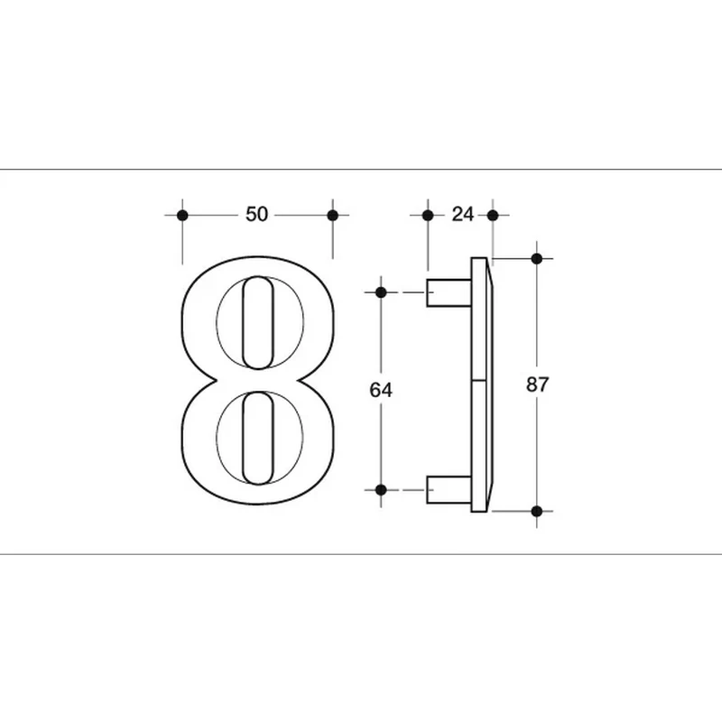 Меблева ручка Poliplast РП-8 Білий прозорий - 2