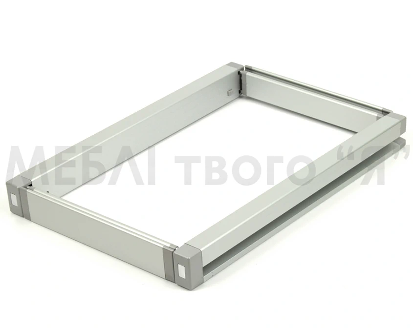 Рамка с регулировкой телескопическая полного выдвижения с дотяжкой Vibo Elite AT83/97SMAL Серая