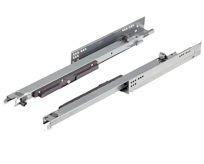 Направляющие Blum MOVENTO 760H4500SU L-450мм полного выдвижения с доводчиком 40 кг монтаж до дна - 2