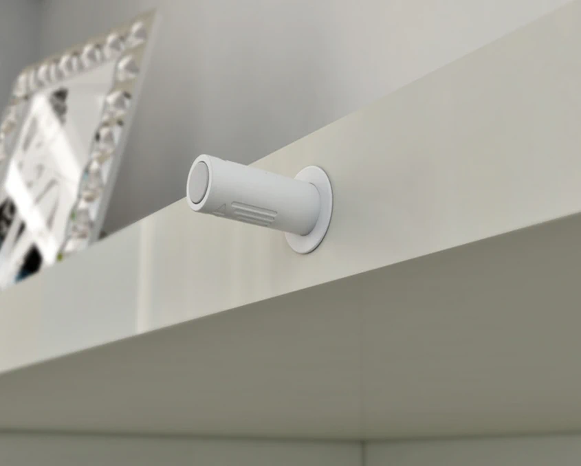 Виштовхувач для фасаду Italiana Ferramenta з магнітним закінченням врізний K PUSH 13мм Білий - 2