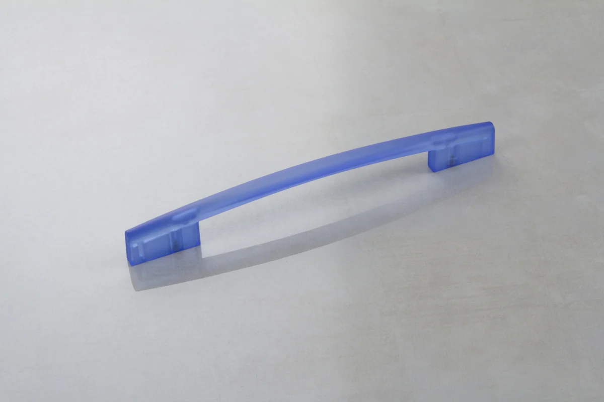 Мебельная ручка Poliplast РП-19/192 Синий прозрачный