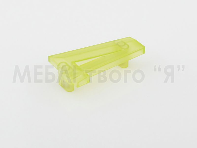 Мебельная ручка Poliplast РП-4 Зеленый прозрачный