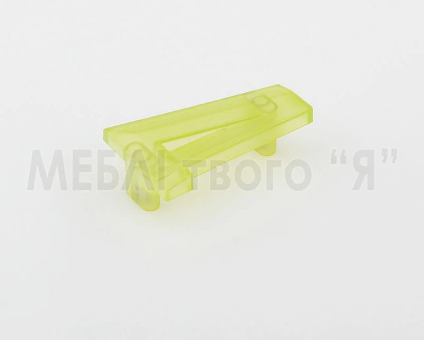 Меблева ручка Poliplast РП-4 Зелений прозорий