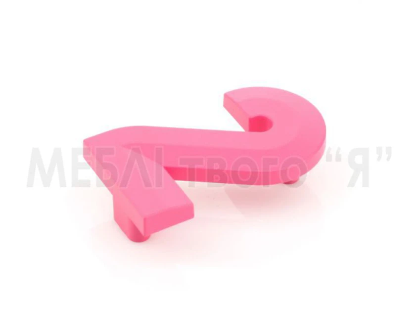 Меблева ручка Poliplast РП-2 Рожевий матовий