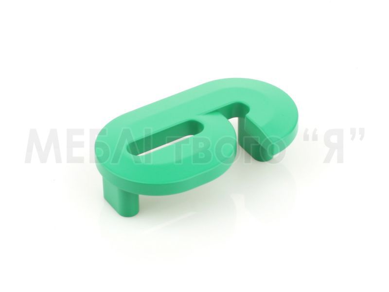 Мебельная ручка Poliplast РП-6 Зеленый глянец