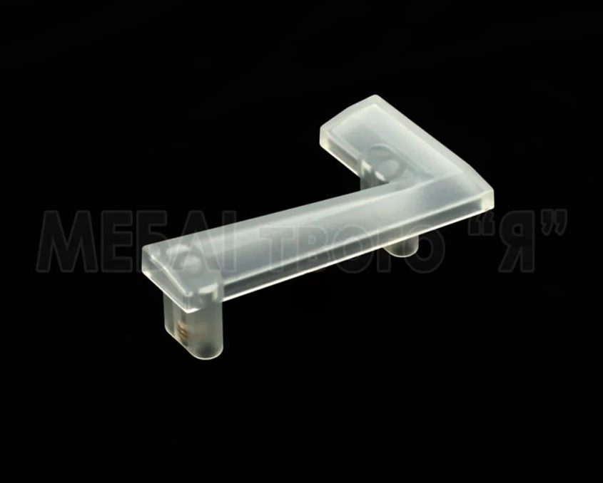 Меблева ручка Poliplast РП-7 Білий прозорий