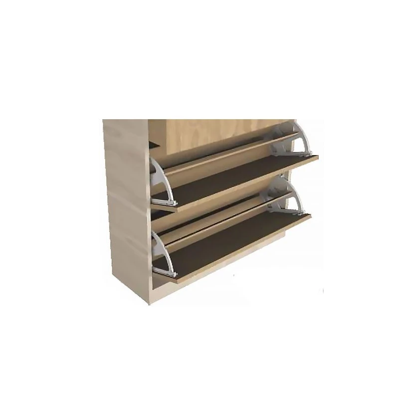 Полка для обуви Mesan 107-01-02-302 двухсекционная Белая