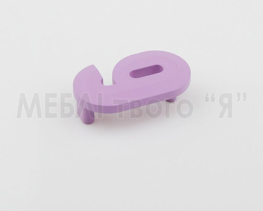 Мебельная ручка Poliplast РП-9 Фиолетовый матовый