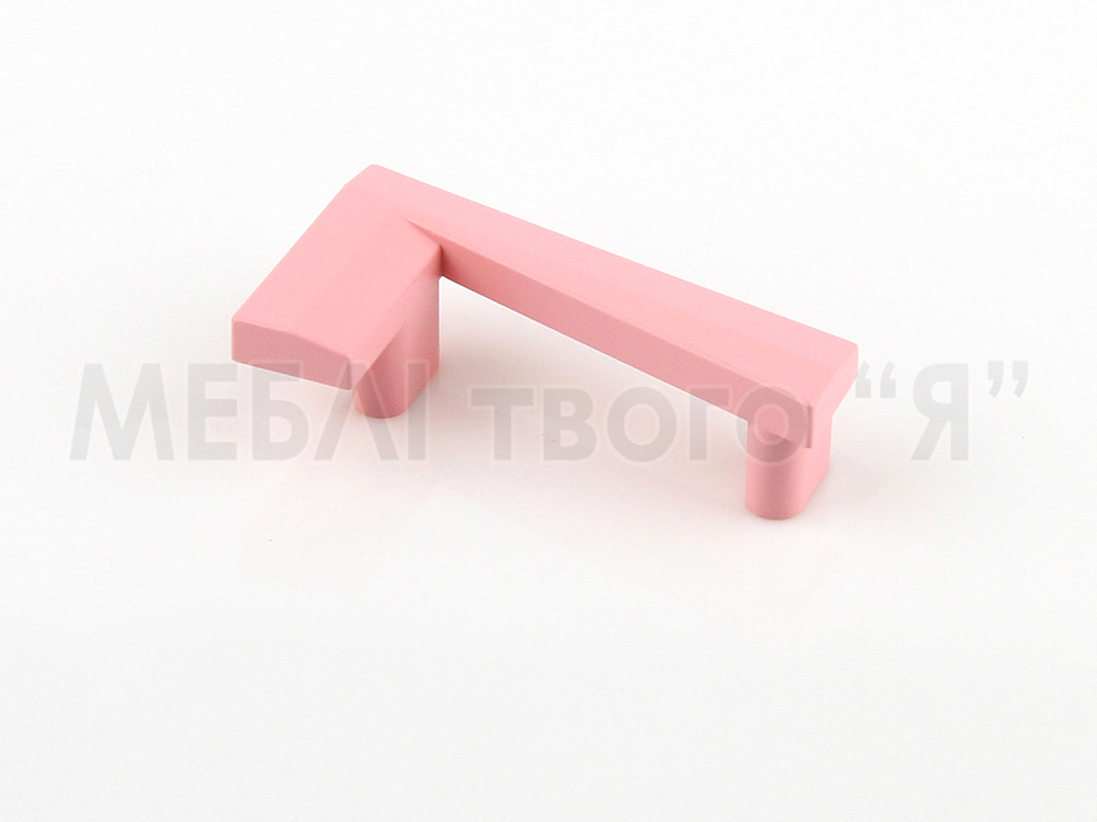 Меблева ручка Poliplast РП-7 Рожевий світлий матовий