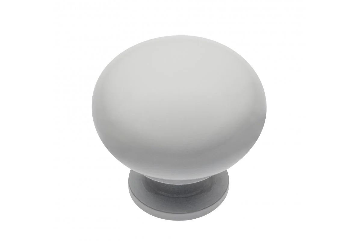 Меблева ручка GTV GS-BERGA-1-10 BERGAMO Білий блискучий